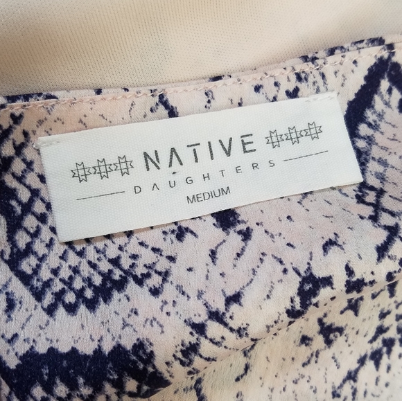 Native Daughters Snakeskin Print Mini Dress - Picture 3 of 11